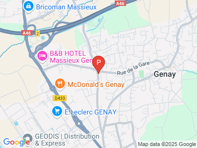 parking Gare de Genay Genay