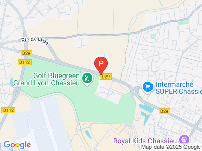 parking Golf Blue Green Grand Lyon Chassieu Chassieu