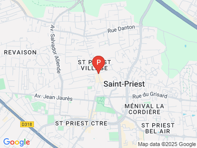 parking Jean-Jacques Rousseau Saint-Priest