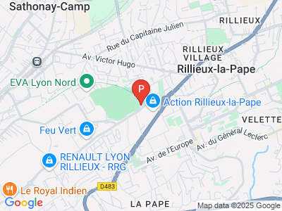 parking Loup pendu Rillieux-la-Pape